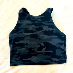 Athleta Conscious Crop Black Camouflage